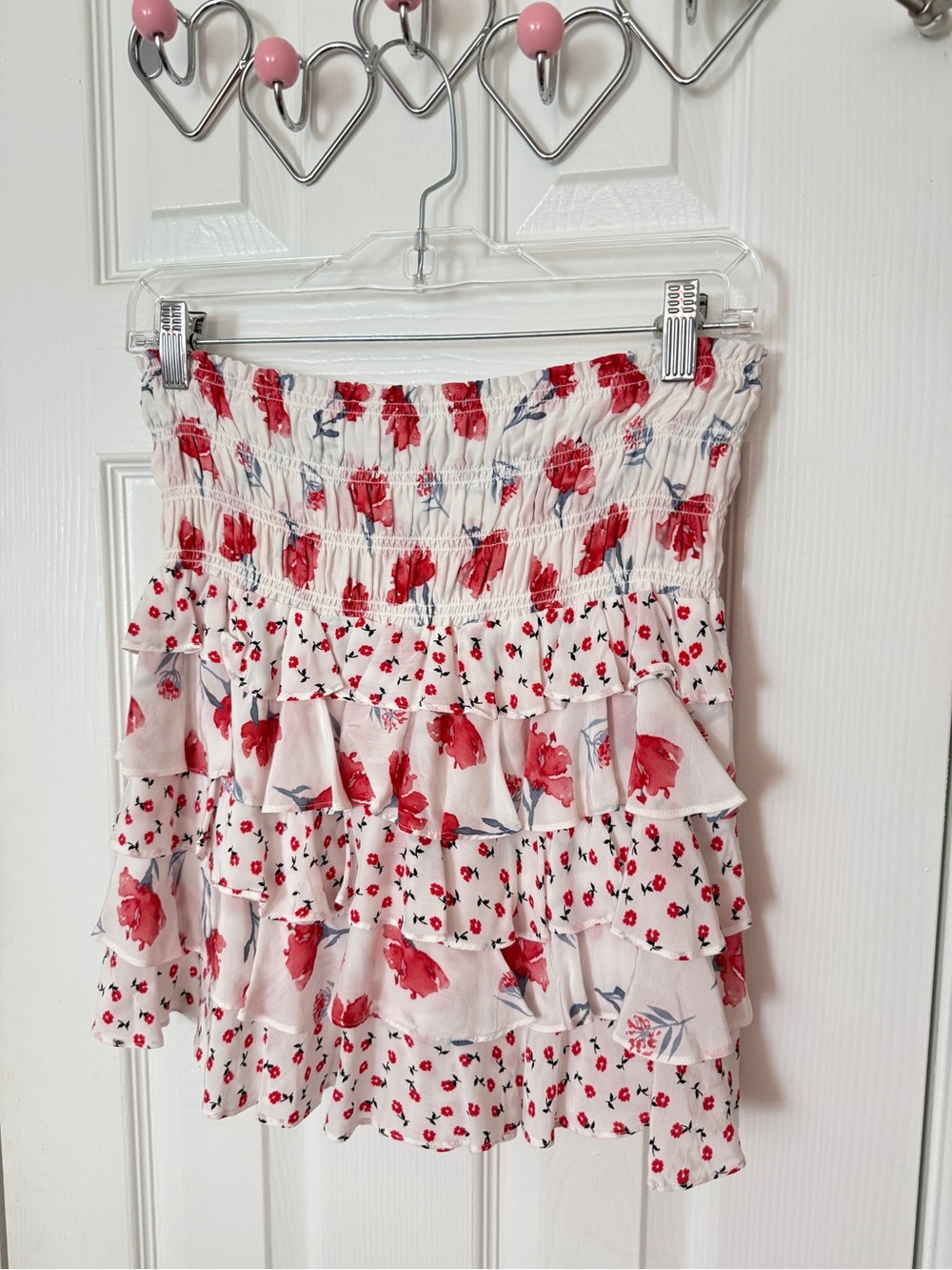 Blue Life Summer Rose Mini Skirt